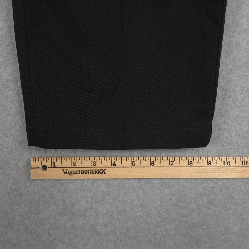 Dockers Mens 34x34 Black Classic Fit D3 Flat Front Chino Khaki Pants School Work